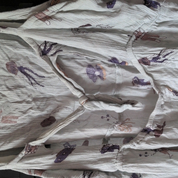 Tree of life under the sea pattern slip style dress in AU L - Picture 4 of 5